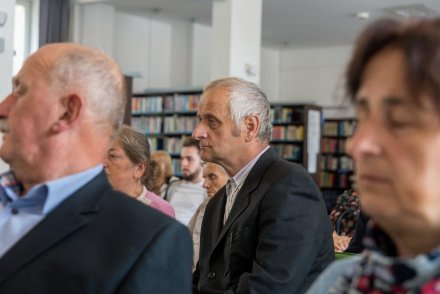 Uroczystość upamiętnienia mjra Adolfa Pilcha - prelekcja w Miejskiej Bibliotece Publicznej im. J. Śniegonia